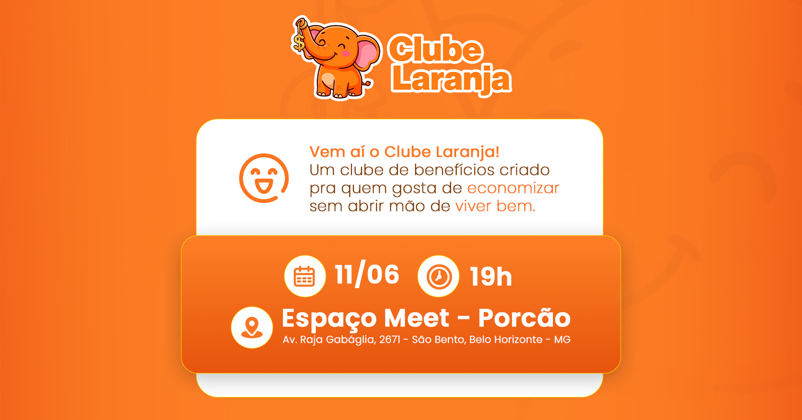 LANÇAMENTO - CLUBE LARANJA